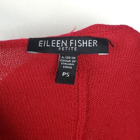 Eileen Fisher Red Merino Wool Tunic - Picture 9 of 10